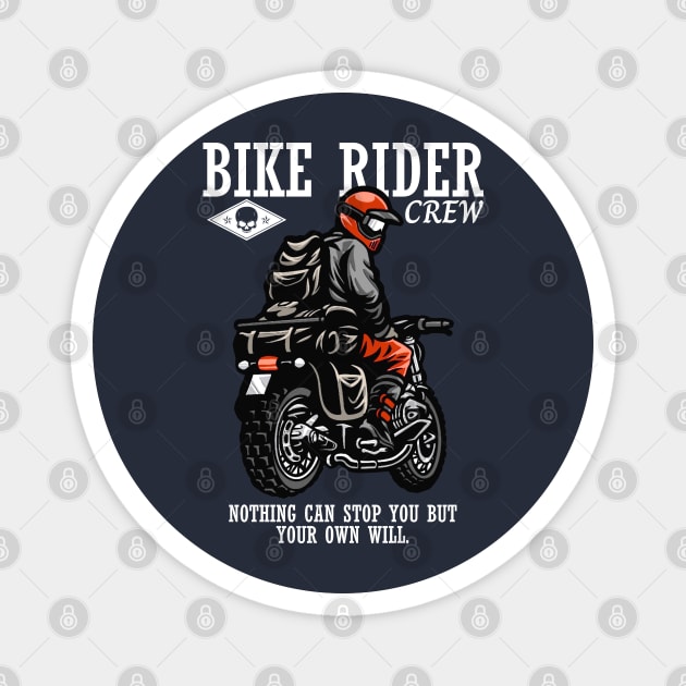 BIKE RIDER Magnet by Popular_and_Newest